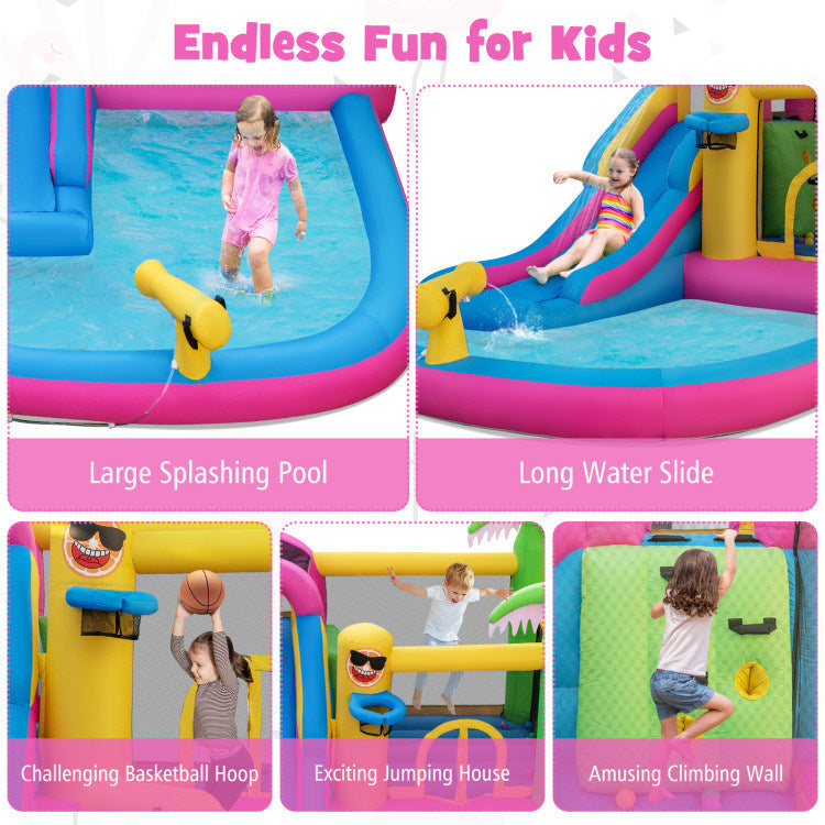 Inflatable Bounce Castle Water Slide | Kids' Fun House - fun bays 