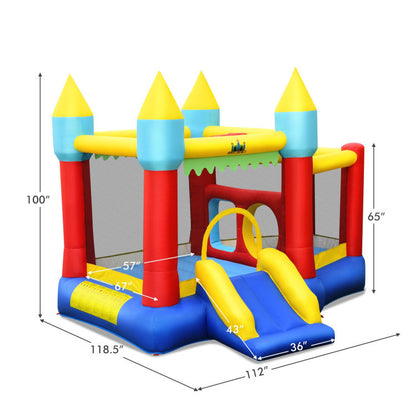 Bounce Castle Slide | Jumping Castle | Inflatable Bounce House Castle | Outdoor Fun for Kids - size chart